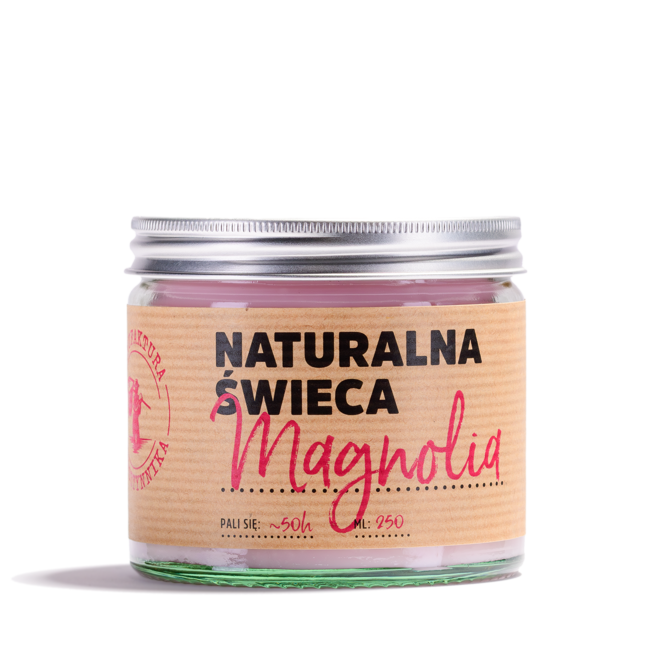 Natürliche Sojawachskerze Magnolia