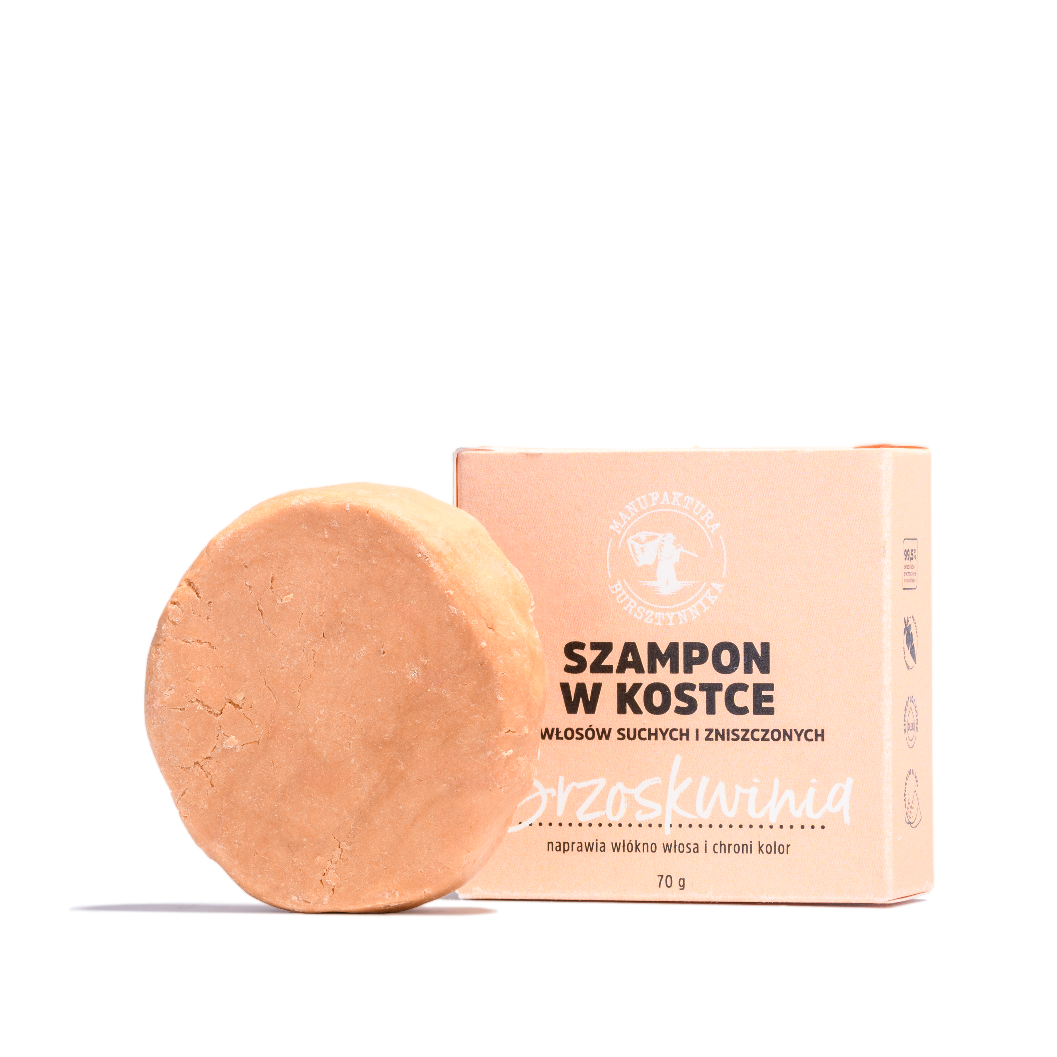 Festes Shampoo Pfirsich