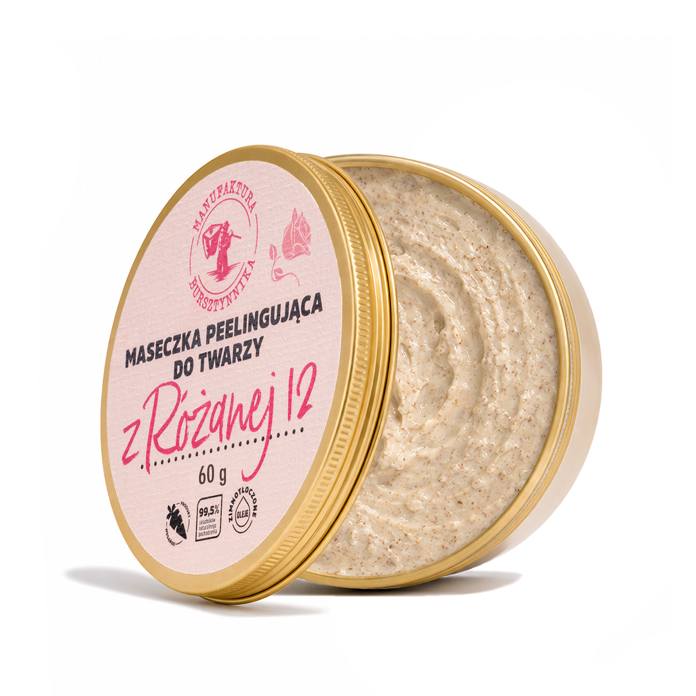 Peeling-Gesichtsmaske mit Rosenöl 12