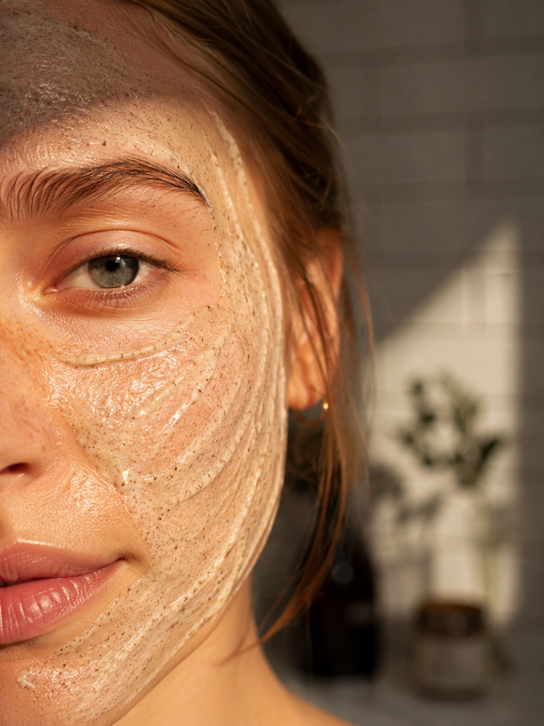 Peeling-Gesichtsmaske mit Rosenöl 12