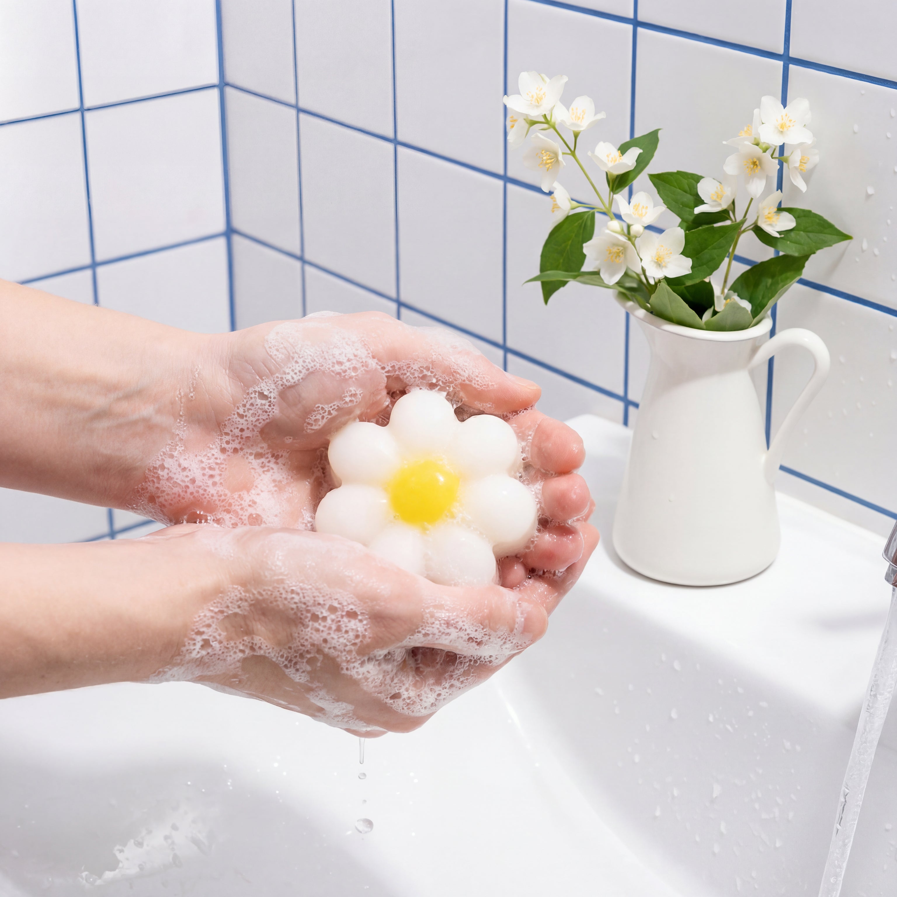 Natürliche Seife Jasmin & Baumwolle