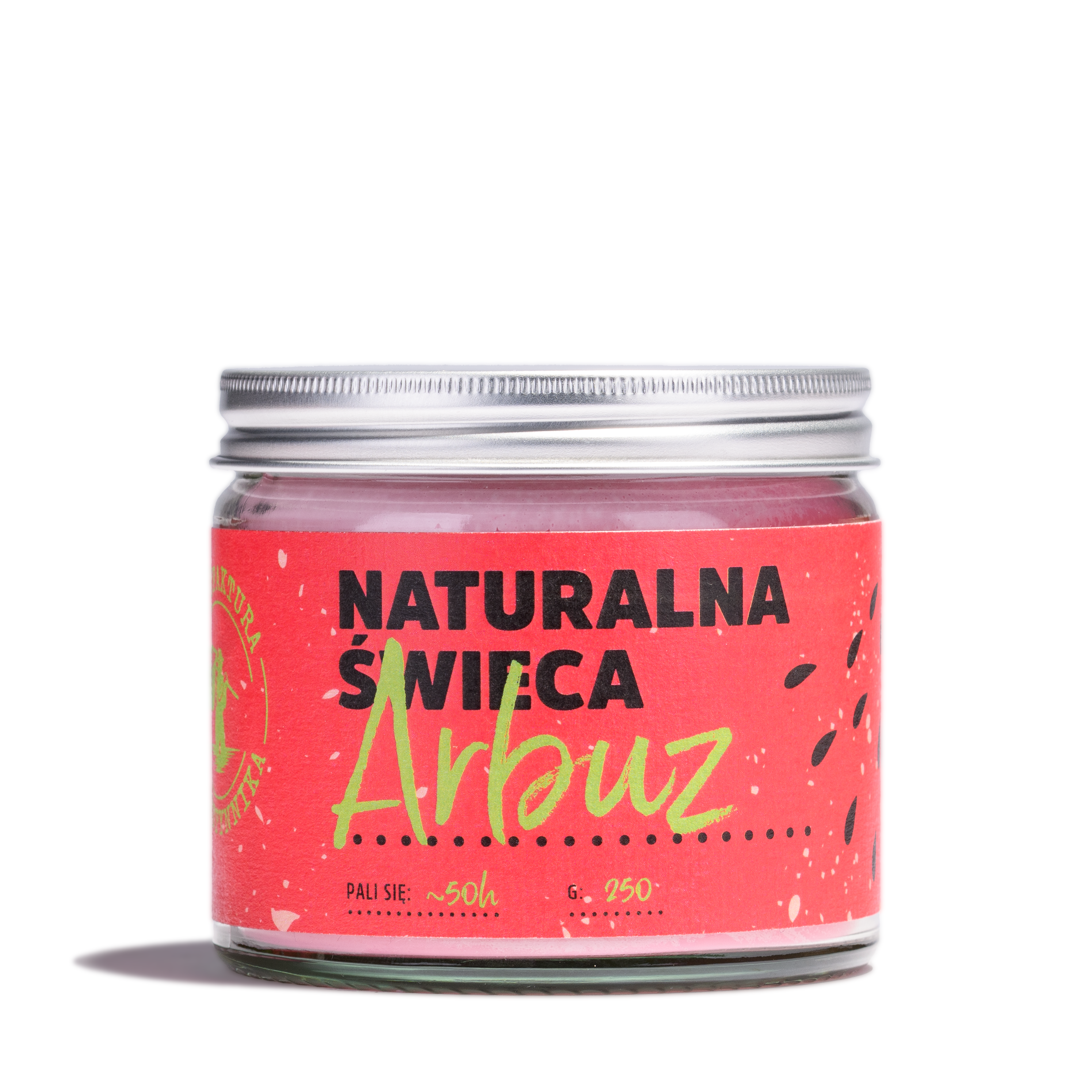 Naturalna Świeca Sojowa Arbuz